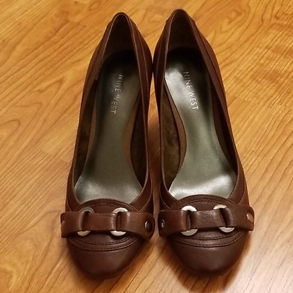 Nine West Leather Heels - Picture 2 of 6